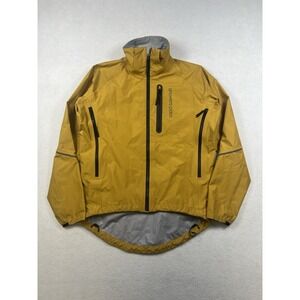Showers Pass Women's Waterproof Cycling Jacket Yellow Black S – Reflective 3M